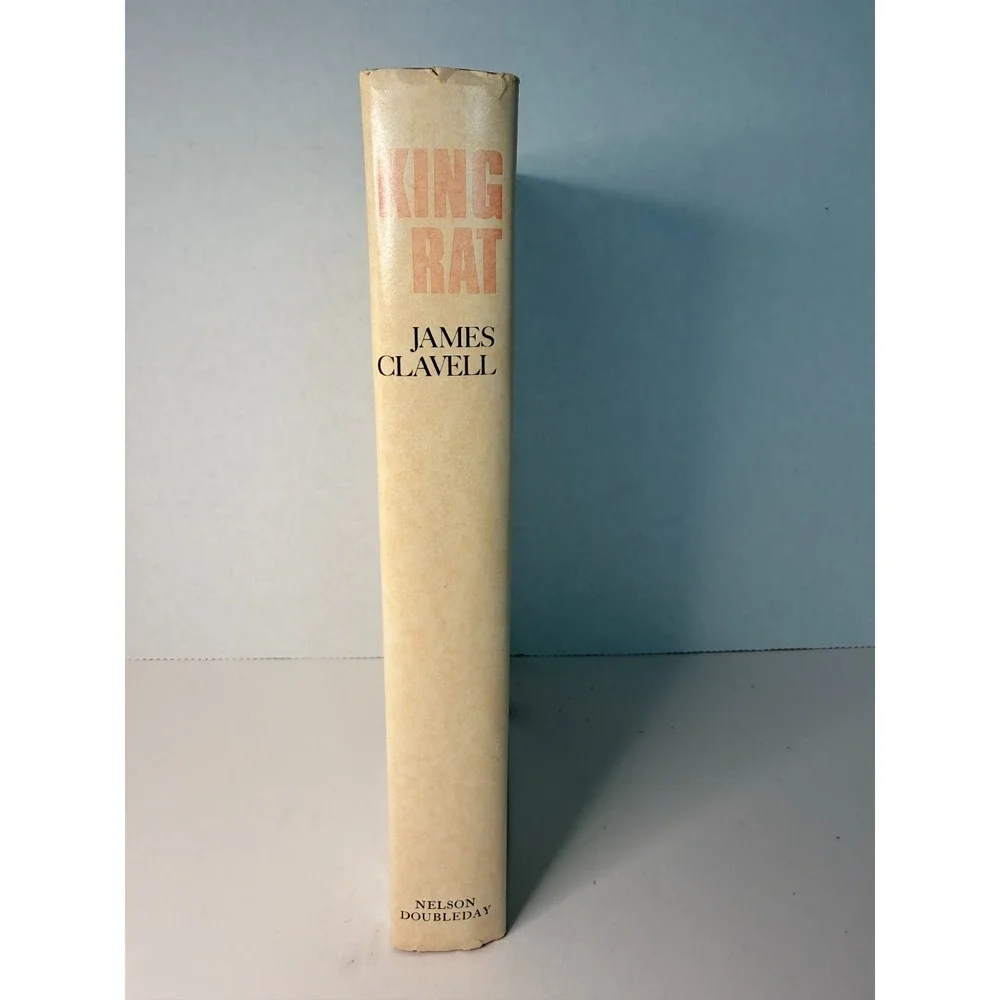 James Clavell King Rat Hardcover Nelson Doubleday WWII Prison Camp Novel Shogun